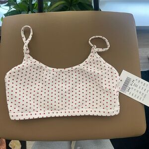Brandy Melville Heart Bralette